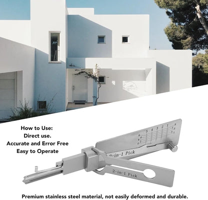 QIAWI™-Stainless Steel Master Key Decoder⭐️⭐️⭐️⭐️⭐️🔥Final 3 Hours: 50%❤️