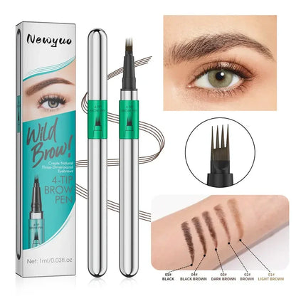 🔥BUY 1 GET 1 FREE❤️Newyuo Waterproof Microblading Eyebrow Pencil-easy to create a natural eyebrow shape🔥Final 3 Hours: 60%❤️）
